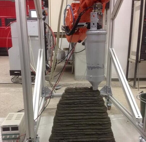 混凝土、混凝土3D打印機(jī)、可移動混凝土3D打印機(jī)