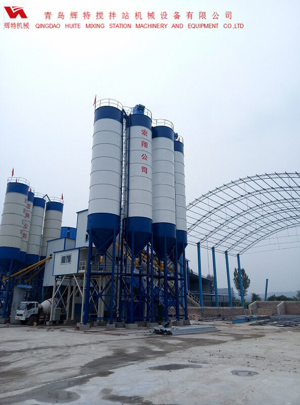 輝特混凝土攪拌站HZS120---直觀的操作畫面，簡單易懂