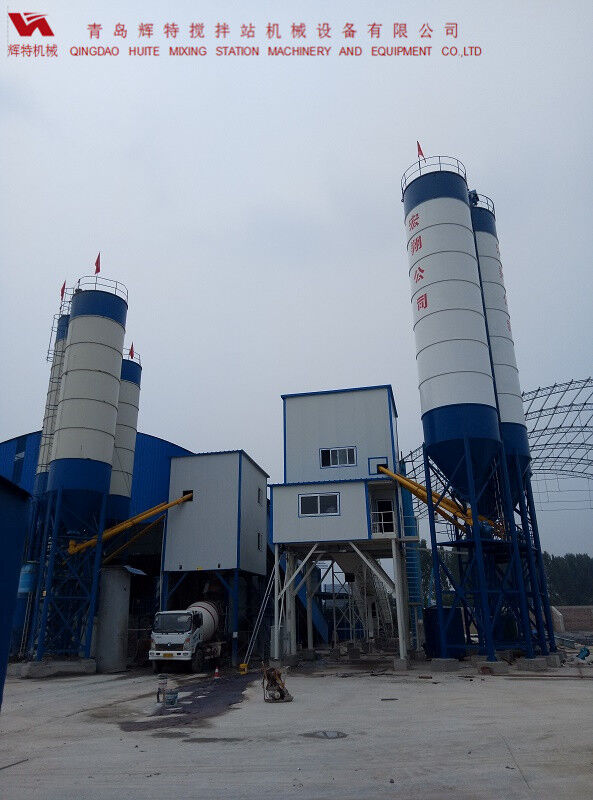 輝特混凝土攪拌站HZS120---直觀的操作畫面，簡單易懂