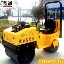 機(jī)會難得！座駕式1.5噸壓路機(jī) 1.5噸雙鋼輪震動壓路機(jī) 溝槽回填土壓實(shí)機(jī)