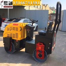 大獎百分中！雙鋼輪座駕式壓路機(jī) 1噸全液壓小碾子 溝槽壓實(shí)機(jī)