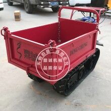 可人騎電動(dòng)三輪翻斗車(chē) 混凝土沙石轉(zhuǎn)運(yùn)車(chē) 手推式履帶運(yùn)輸車(chē)