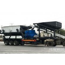 一臺移動式的破碎機價格多少？生產(chǎn)能力大不大？Z100